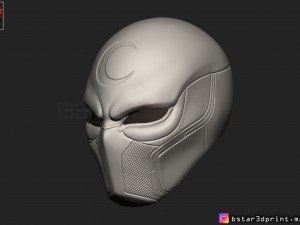 the moon knight helmet - marvel mask high quality 3d print model 3D Baskı Modeli