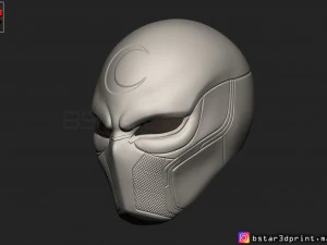 the moon knight helmet - marvel mask high quality 3d print model 3D Print Model