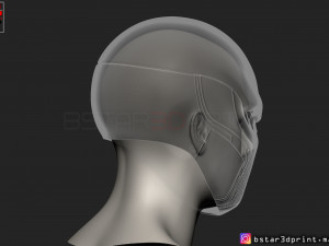 the moon knight helmet - marvel mask high quality 3d print model 3D Baskı Modeli