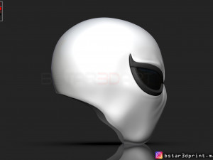 the agent venom mask - marvel helmet 3d print model 3D Принт Модель