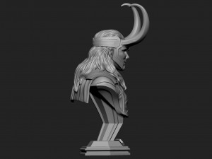 loki bust 2 heads - marvel - avenger - infinity war 3d print model 3D प्रिंट मॉडल