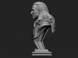 loki bust 2 heads - marvel - avenger - infinity war 3d print model 3D Print Model