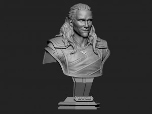 loki bust 2 heads - marvel - avenger - infinity war 3d print model 3D Print Model
