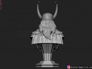 loki bust with helmet - tom hiddleston - - marvel - avenger 3d print model 3D Print Model