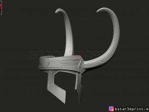 loki helmet - avenger marvel 3d print model Modèles 3D en vedette