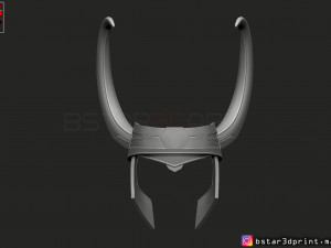 loki helmet - avenger marvel 3d print model Modèles 3D en vedette