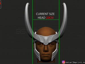 loki helmet - avenger marvel 3d print model Modèles 3D en vedette
