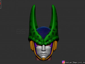 cell mask -dragon ball z cosplay or custom figure 3d print model 3Dプリントモデル