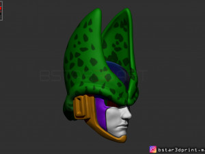 cell mask -dragon ball z cosplay or custom figure 3d print model 3Dプリントモデル