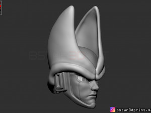 cell mask -dragon ball z cosplay or custom figure 3d print model 3Dプリントモデル