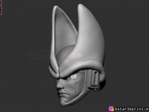 cell mask -dragon ball z cosplay or custom figure 3d print model 3Dプリントモデル