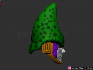 cell mask -dragon ball z cosplay or custom figure 3d print model 3Dプリントモデル