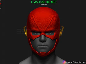 casco flash temporada 6 modelo de impresión 3d Modelo de impresión 3D