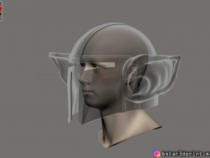 yoda mandalorian helmet - star wars mandalorian Modello di stampa 3D