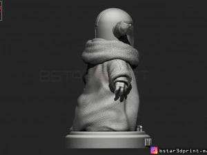 yoda baby with mandalorian helmet high quality 3d print model 3D Print Model