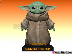 yoda baby - mandalorian star wars - high quality 3D Print Model