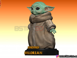 yoda baby - mandalorian star wars - high quality 3D प्रिंट मॉडल