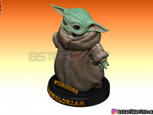 yoda baby - mandalorian star wars - high quality 3D प्रिंट मॉडल