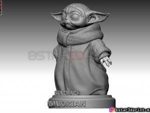 yoda baby - mandalorian star wars - high quality 3D प्रिंट मॉडल