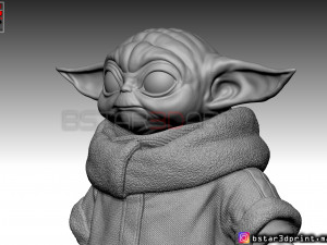 yoda baby - mandalorian star wars - high quality 3D प्रिंट मॉडल