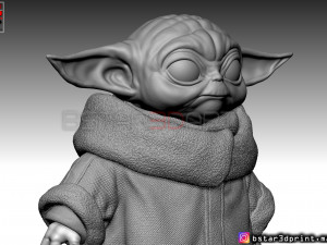 yoda baby - mandalorian star wars - high quality 3D प्रिंट मॉडल