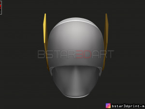 godspeed mask - flash god season 6 - flash cosplay helmet 3d print model Modèles 3D en vedette