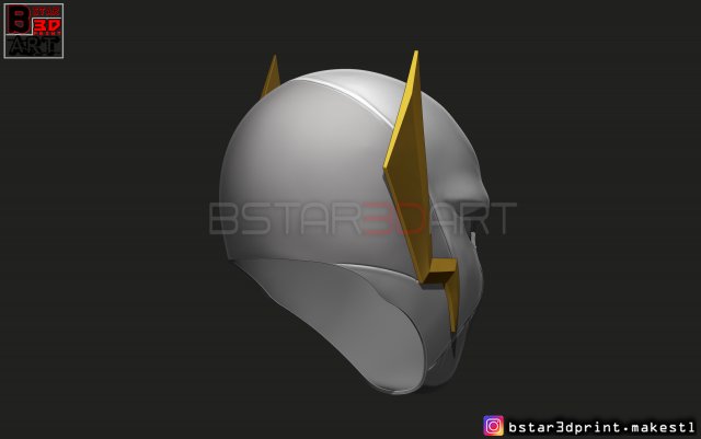 Godspeed Mask - Flash God Season 6 - Flash Cosplay Helmet 3d Print.