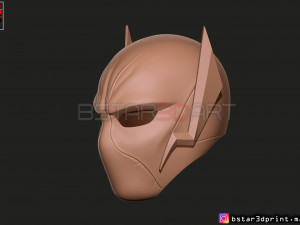 godspeed mask - flash god season 6 - flash cosplay helmet 3d print model Modèles 3D en vedette
