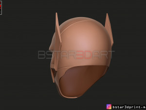 godspeed mask - flash god season 6 - flash cosplay helmet 3d print model Modèles 3D en vedette