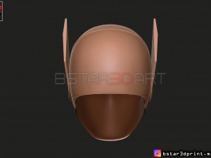 godspeed mask - flash god season 6 - flash cosplay helmet 3d print model Modèles 3D en vedette