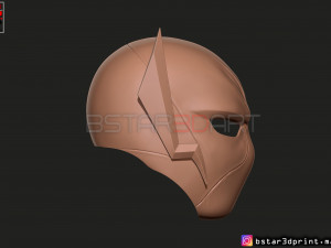 godspeed mask - flash god season 6 - flash cosplay helmet 3d print model Modèles 3D en vedette