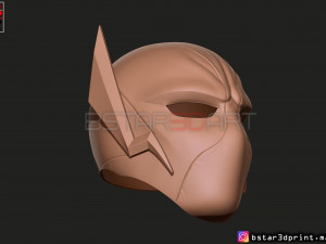 godspeed mask - flash god season 6 - flash cosplay helmet 3d print model Modèles 3D en vedette