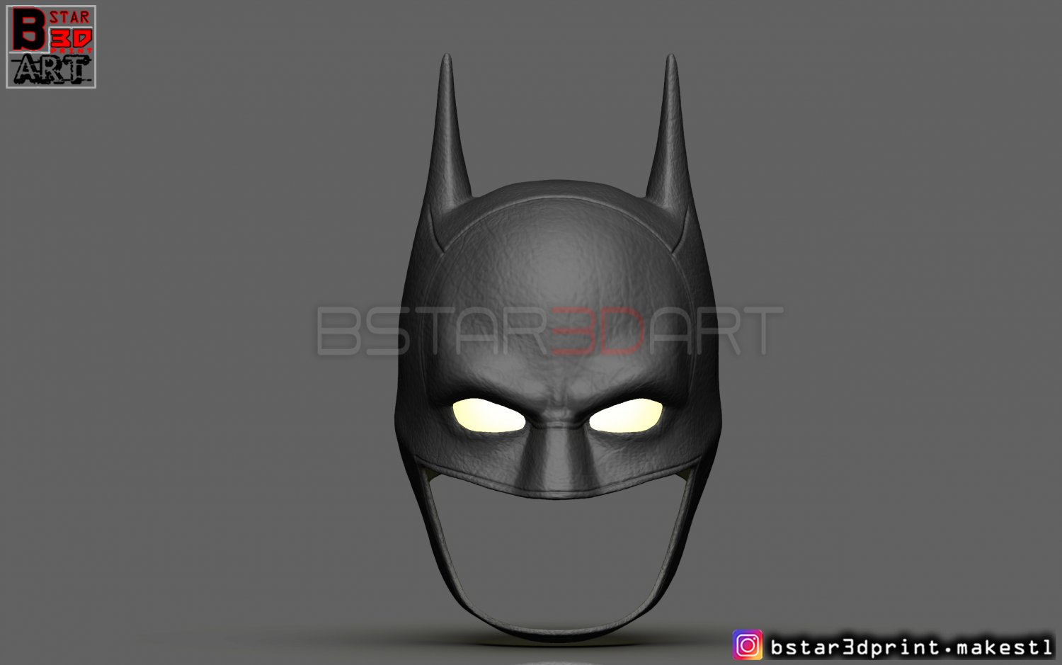 Fichier STL gratuit masque batman 🪖・Modèle pour imprimante 3D à