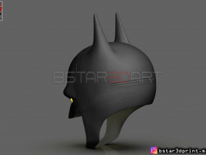 batman mask - robert pattinson - the batman 2021 - dc comic 3d print model 3D Print Model