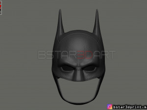 batman mask - robert pattinson - the batman 2021 - dc comic 3d print model 3D Print Model