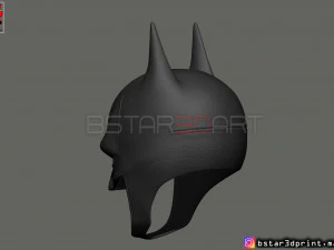 batman mask - robert pattinson - the batman 2021 - dc comic 3d print model 3D Print Model