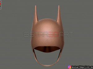 batman mask - robert pattinson - the batman 2021 - dc comic 3d print model 3D Print Model