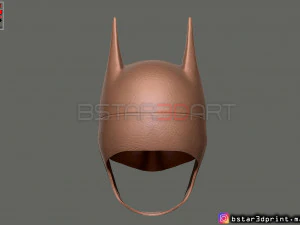 batman mask - robert pattinson - the batman 2021 - dc comic 3d print model 3D Print Model