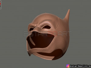 batman mask - robert pattinson - the batman 2021 - dc comic 3d print model 3D Print Model