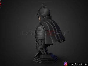 batman bust 2021 - robert pattinson - dc comic 3D Print Model