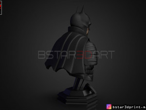 batman bust 2021 - robert pattinson - dc comic 3D प्रिंट मॉडल