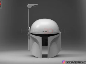 boba fett helmet - mandalorian death watch hemet 3d print model 3D Print Model