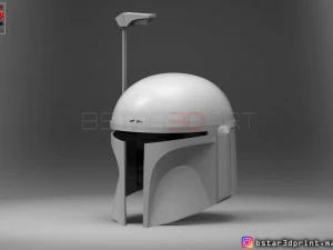 boba fett helmet - mandalorian death watch hemet 3d print model 3D Print Model