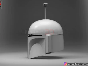 boba fett helmet - mandalorian death watch hemet 3d print model 3D Print Model