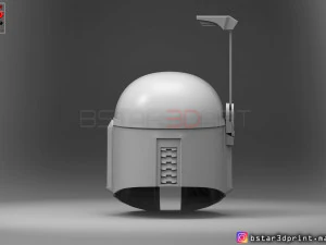 boba fett helmet - mandalorian death watch hemet 3d print model 3D Print Model