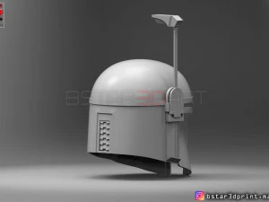 boba fett helmet - mandalorian death watch hemet 3d print model 3D Print Model