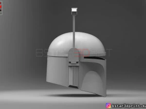 boba fett helmet - mandalorian death watch hemet 3d print model 3D Print Model