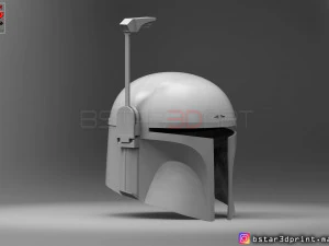 boba fett helmet - mandalorian death watch hemet 3d print model 3D Print Model