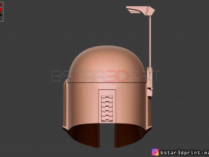 boba fett helmet - mandalorian death watch hemet 3d print model 3D Baskı Modeli