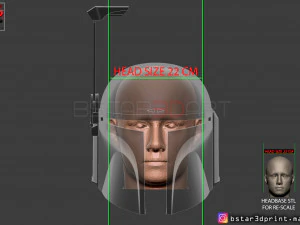 boba fett helmet - mandalorian death watch hemet 3d print model 3D Print Model